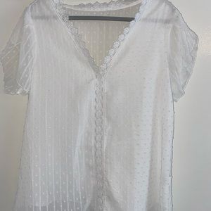 PLUS- lace blouse 0XL